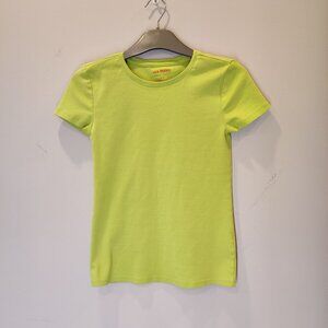 Joe Fresh Organic Cotton Lime Green Short Sleeve Tee | Small